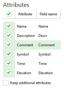 XTools Pro Help - Import from GPX
