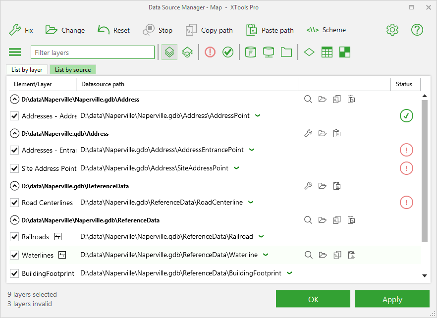 XTools Pro Help - Data Source Manager