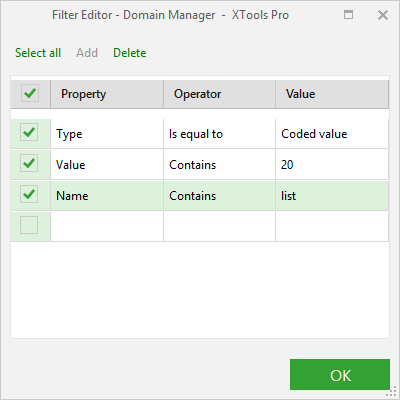 domains in xtools pro