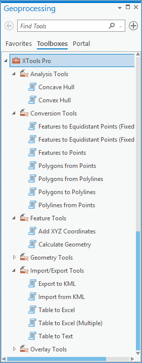 XTools Pro Help - Managing XTools Pro Toolbox