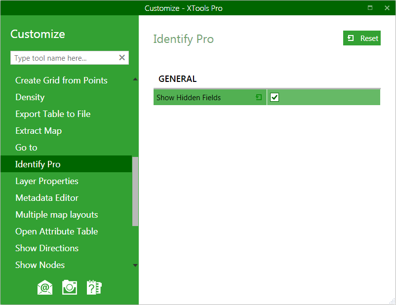 XTools Pro Help - Customizing "Identify Pro" tool