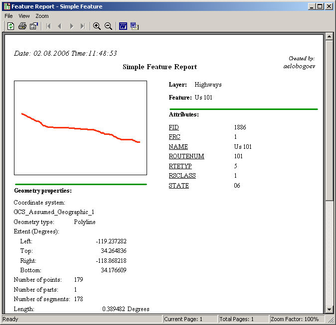 XTools Pro Help - Feature Report