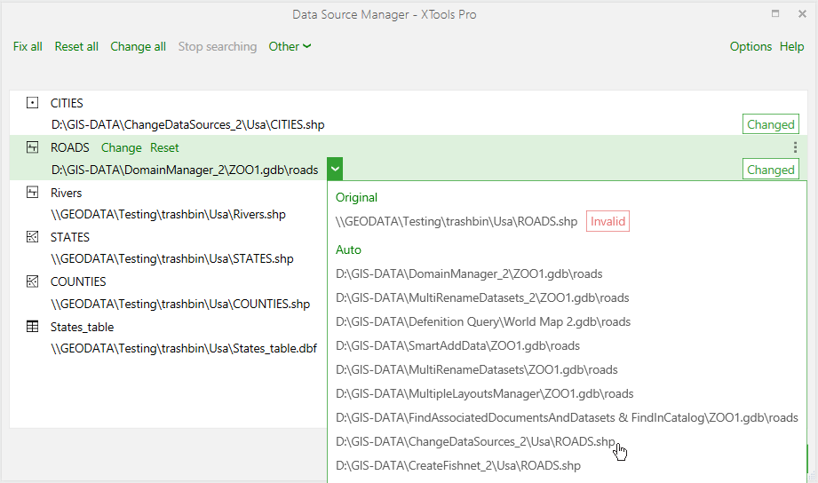 XTools Pro Help - Data Source Manager