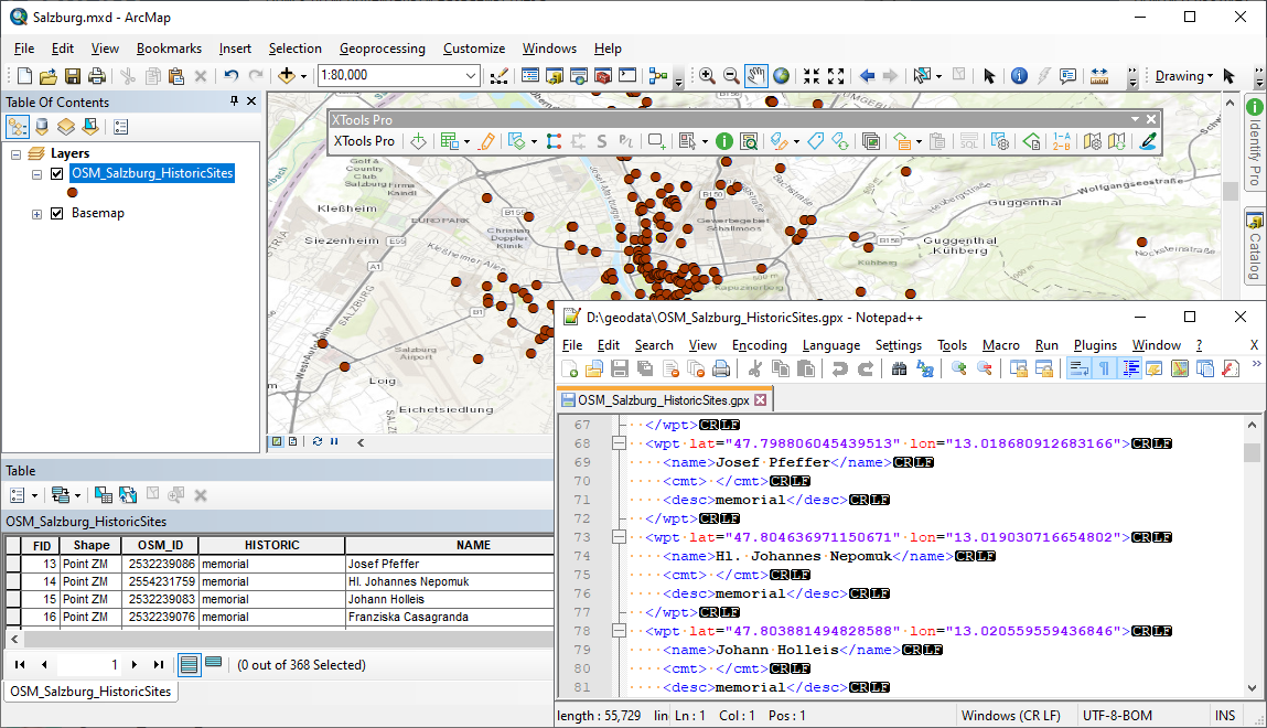 XTools Pro Help - Export to GPX